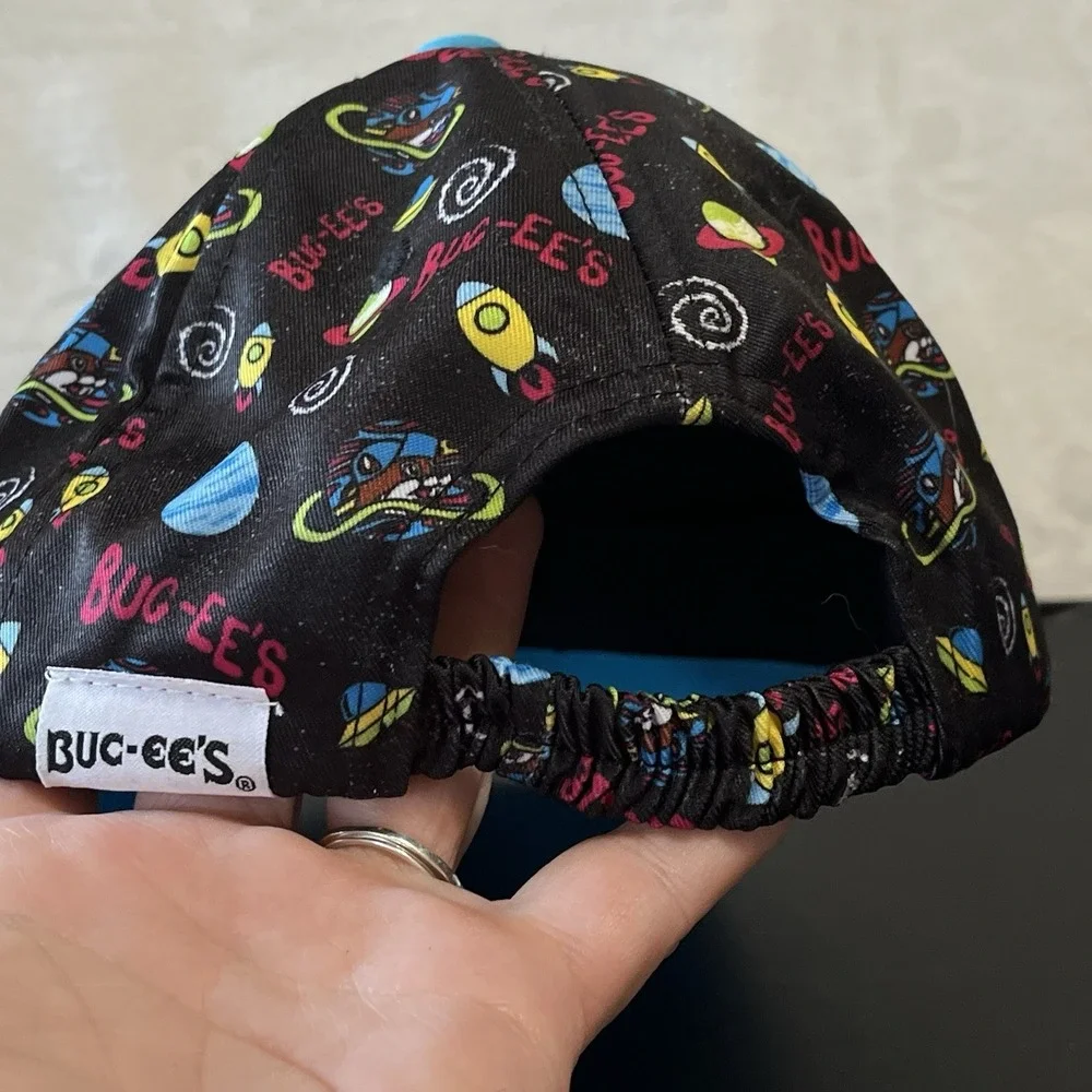 Bucees Buc-ees Baseball Hat Cap Space Rockets Planets Youth Size Blue Black